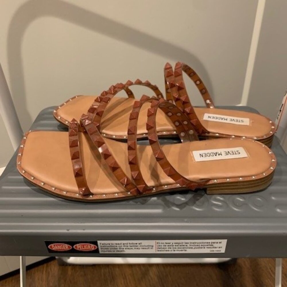 Steve Madden Slip-On Slides Sandals - Size 9.5 - image 1